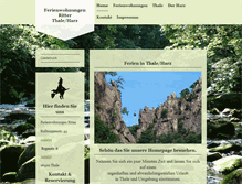 Tablet Screenshot of ferienwohnung-thale-ritter.de